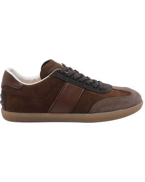 Tod's Tods Tabs Trainers - Brown