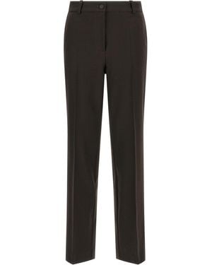 P.A.R.O.S.H. Liliuxy26 Virgin Wool Pants - Black
