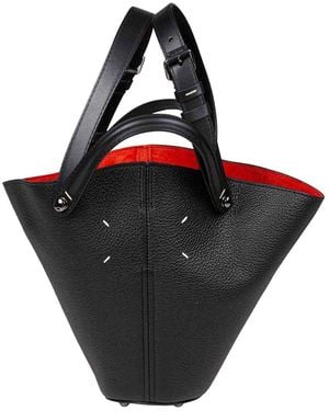 Maison Margiela Dress-Age Small Bucket Bag - Black