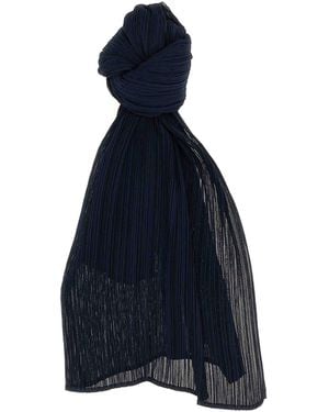 Pleats Please Issey Miyake Colourful Madame-T Small Stole - Blue
