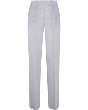 Whyci Stright Wide Leg Trousers - Grey