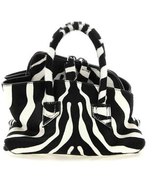 The Attico The Walk Mini Handbag - Black
