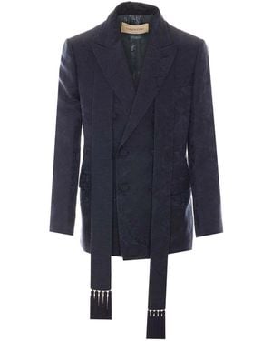 Valentino Garavani Double Breasted Jacket - Blue