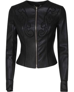 Guess Slim-Fit Biker Style Jacket - Black