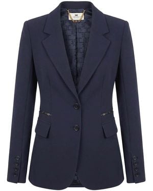 Elisabetta Franchi Jacket - Blue