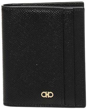 Ferragamo Gancini Card Holder - Black