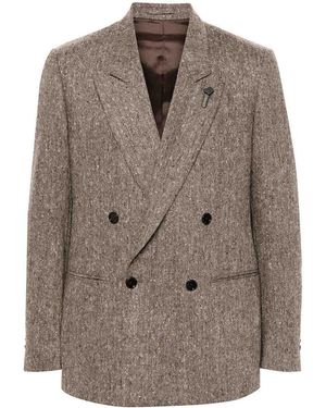 Lardini `Attitude Drop 7 Reg` Jacket - Brown