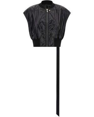 Rick Owens Tatlin Bomber Vest - Black
