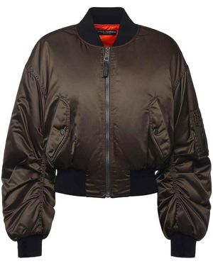 Dolce & Gabbana Nylon Canvas Jacket - Black