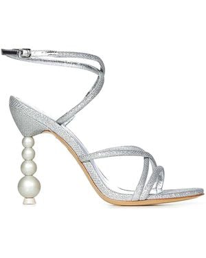 Sophia Webster Pearl Sandals - Metallic