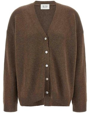 Be You Cashmere Cardigan - Brown