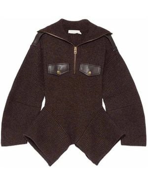 Zimmermann Rundhalspullover - Braun