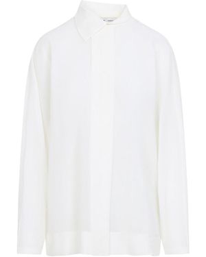 Carven Asymmetrical Collar Shirt - White
