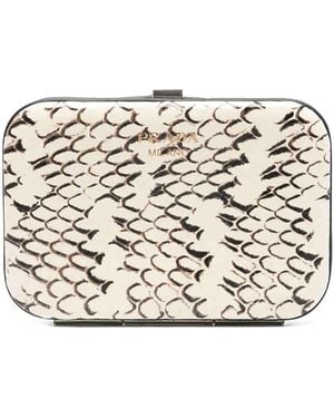 Prada Rigid Card Holder - White