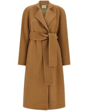 KHAITE Deena Coat - Natural