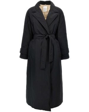 Brunello Cucinelli Padded Long Belt Down Jacket - Black