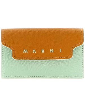 Marni Logo Business Card Holder - Yellow