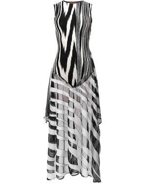 Missoni Tray Patterned Bodysuit - White