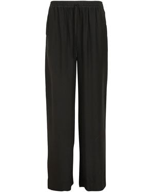 P.A.R.O.S.H. Silk Satin Pants - Black