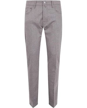 Jacob Cohen Pant 5 Pockets Slim Fit Bard Rw Trousers - Grey