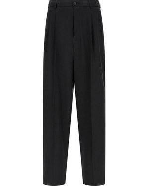 Magliano Classic Zip Double Pince Trousers - Black