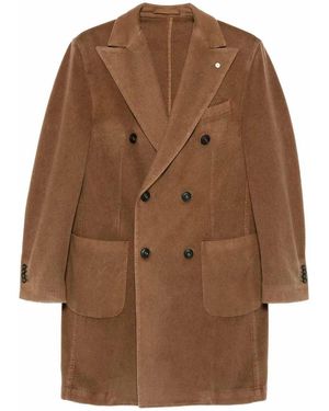L.B.M. 1911 Wool&Cashmere Coat - Brown