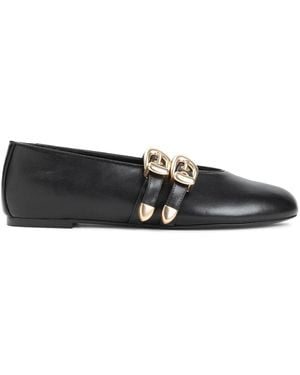 Stuart Weitzman Maven Ballerina - Black