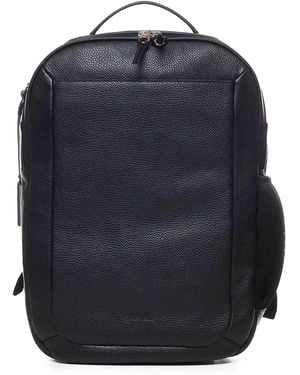 Coccinelle Polyamide Zip Pocket Backpack - Blue