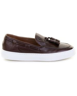 Fratelli Rossetti Flli Lipsticks Leather Moccasin - Brown