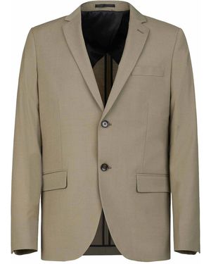 Gazzarrini Mud-Colored Wool Blend Suit - Brown