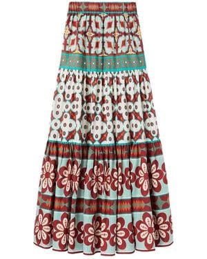 La DoubleJ Long Skirt - Red