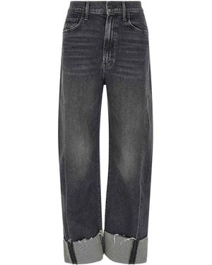 Mother Straight Leg Jeans - Grau