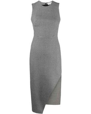 McQueen Robe Au Genou - Gris