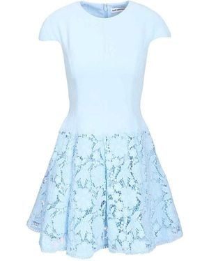 Self-Portrait Mini Dress - Blue