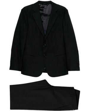 Giorgio Armani Single-Breasted Suit - Black