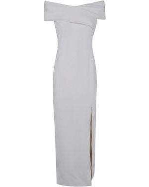 Ralph Lauren Knit Gown Dress - White