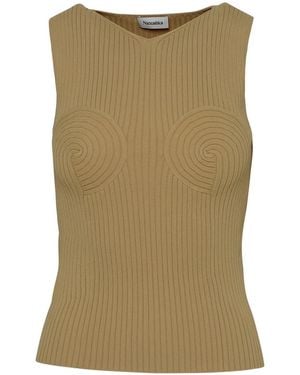 Nanushka Binni Tank Top - Green