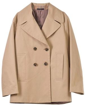 Paul Smith Double -Breasted Cotton Twill - Natural