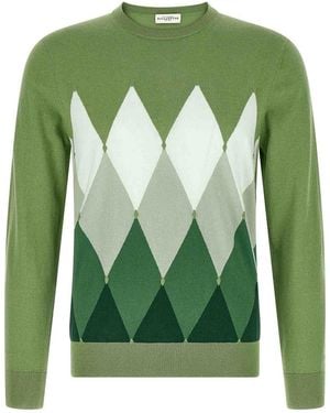 Ballantyne Argyle Jumper - Green