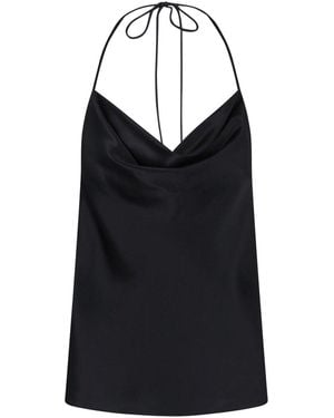 Valentino Garavani Silk Top - Black