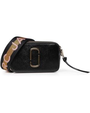 Marc Jacobs The Snapshot Leather Bag - Black