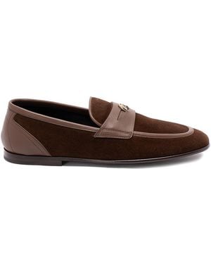 Dolce & Gabbana Dolce & Gabbana Suede Loafers - Brown