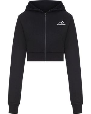 Balenciaga Cocoon Techwear Sweatshirt - Black