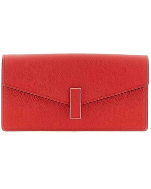 Valextra Iside Clutch - Red