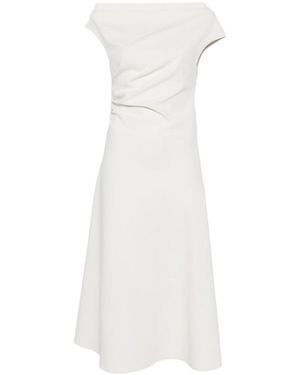 P.A.R.O.S.H. Midi Dress - White