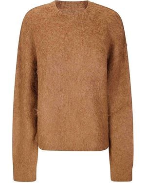 Uma Wang Long Slv Top - Brown