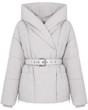 Patrizia Pepe Puffer Jacket - Gray