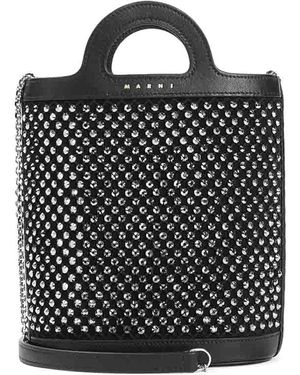 Marni Tropicalia Nano Bucket Bag - Black