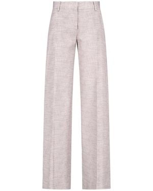 Ermanno Scervino Straight Tailored Pants - Natural