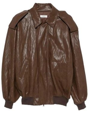 NINA 14.7 Faux-Leather Jacket - Brown